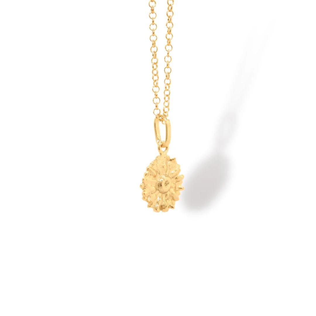 Cadena con flor de margarita pequeña - imagen 2
