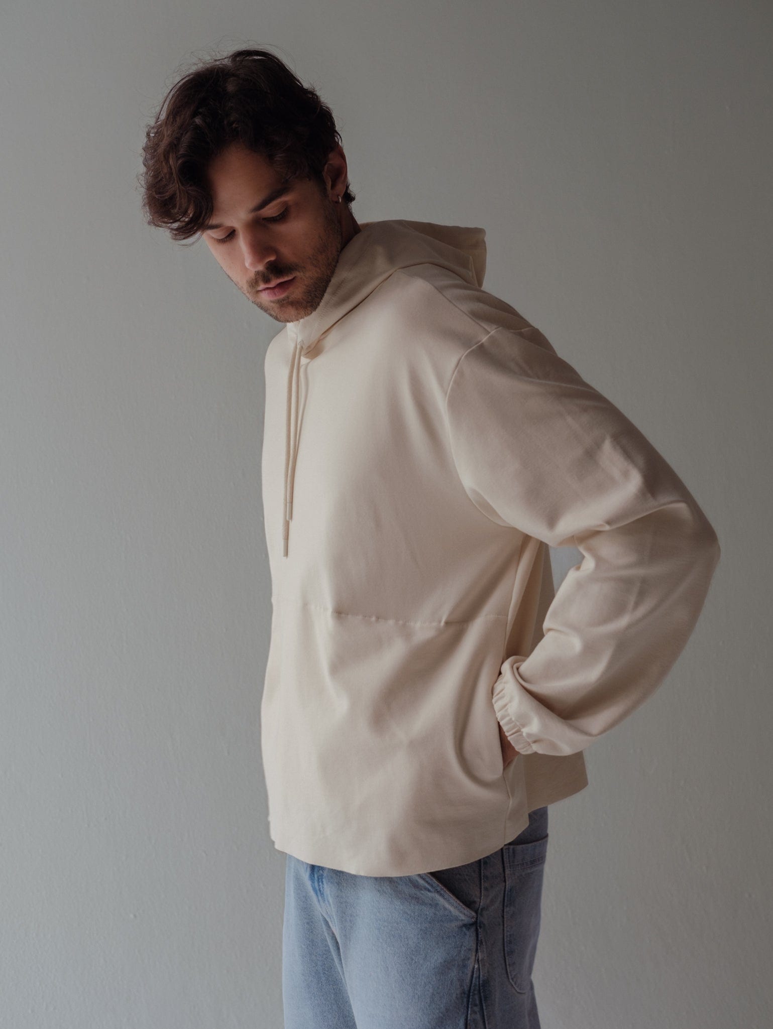 CUT CLEAN HOODIE - SEA SALT - imagen 5