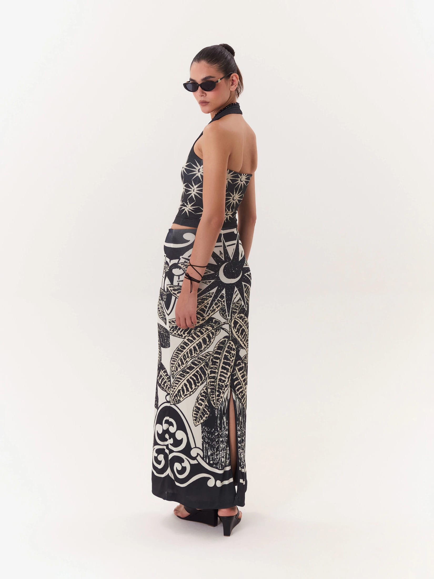Halter Top Solar - Negro - imagen 2