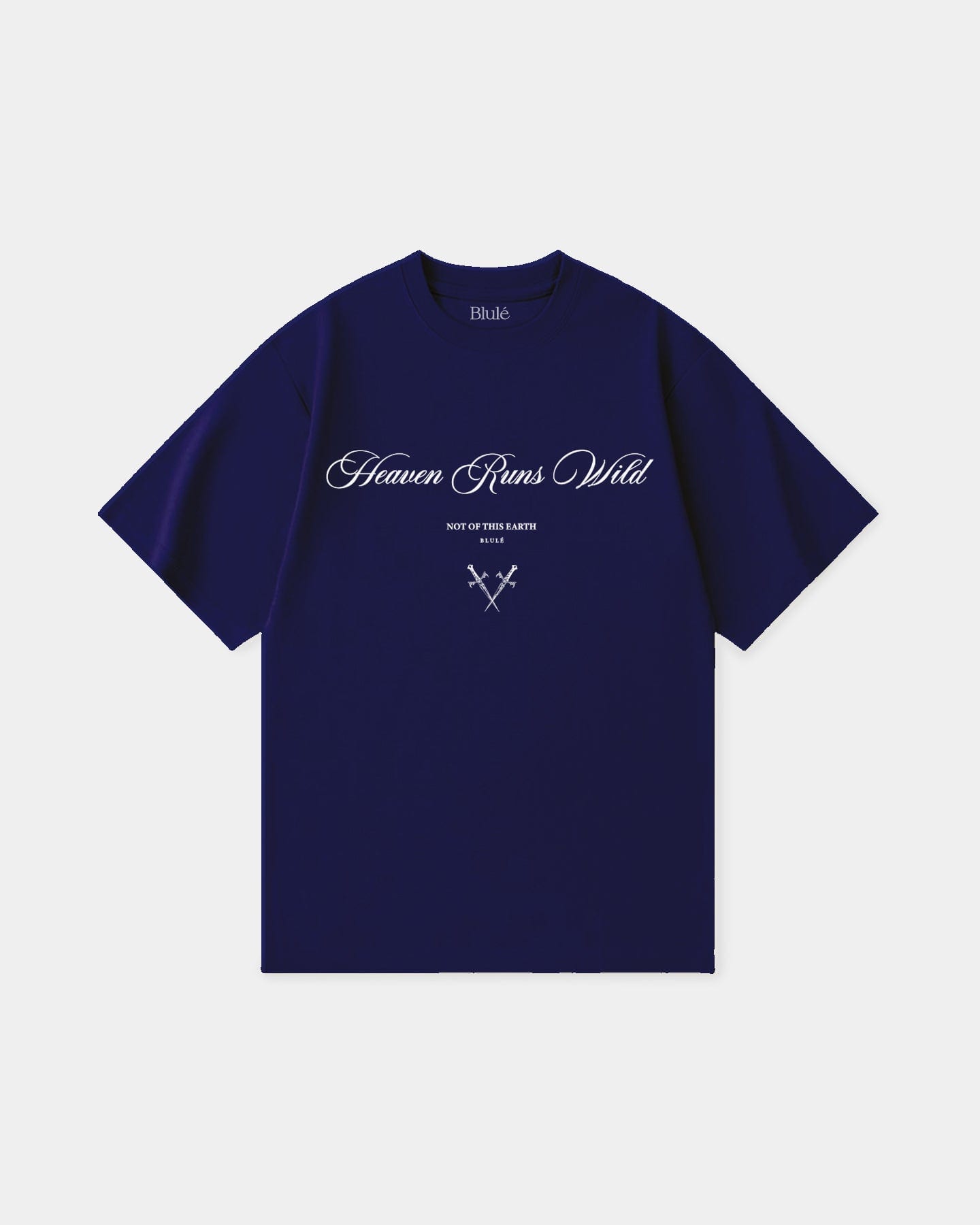 Oversized T Shirt Heaven Runs Wild Blue Navy - imagen 1
