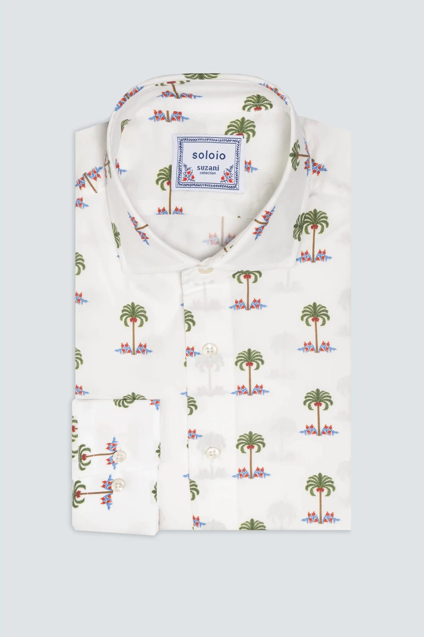 Men's cotton shirt white gioventu - imagen 6