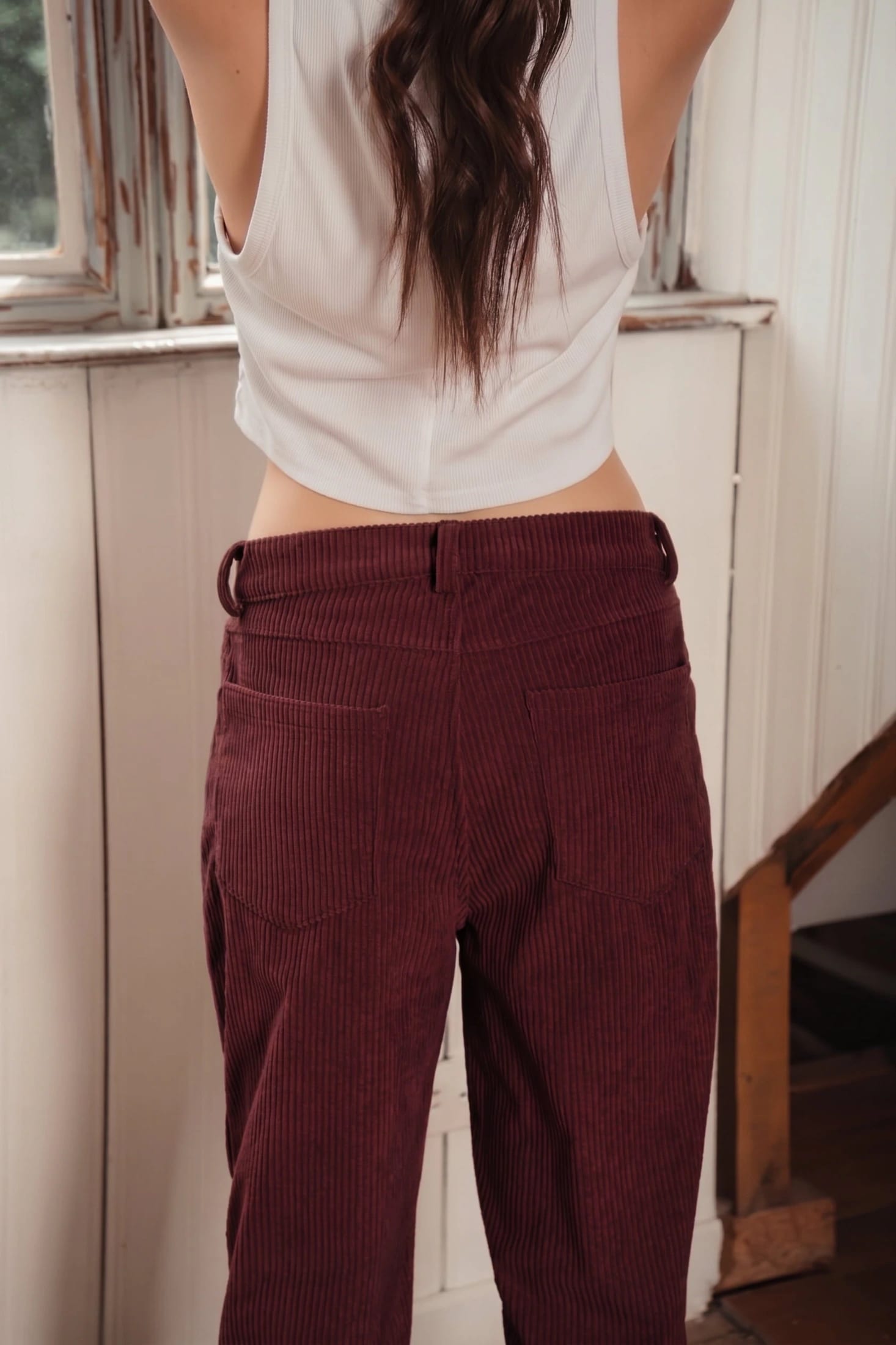Pantalones Pana Vinotinto - imagen 4