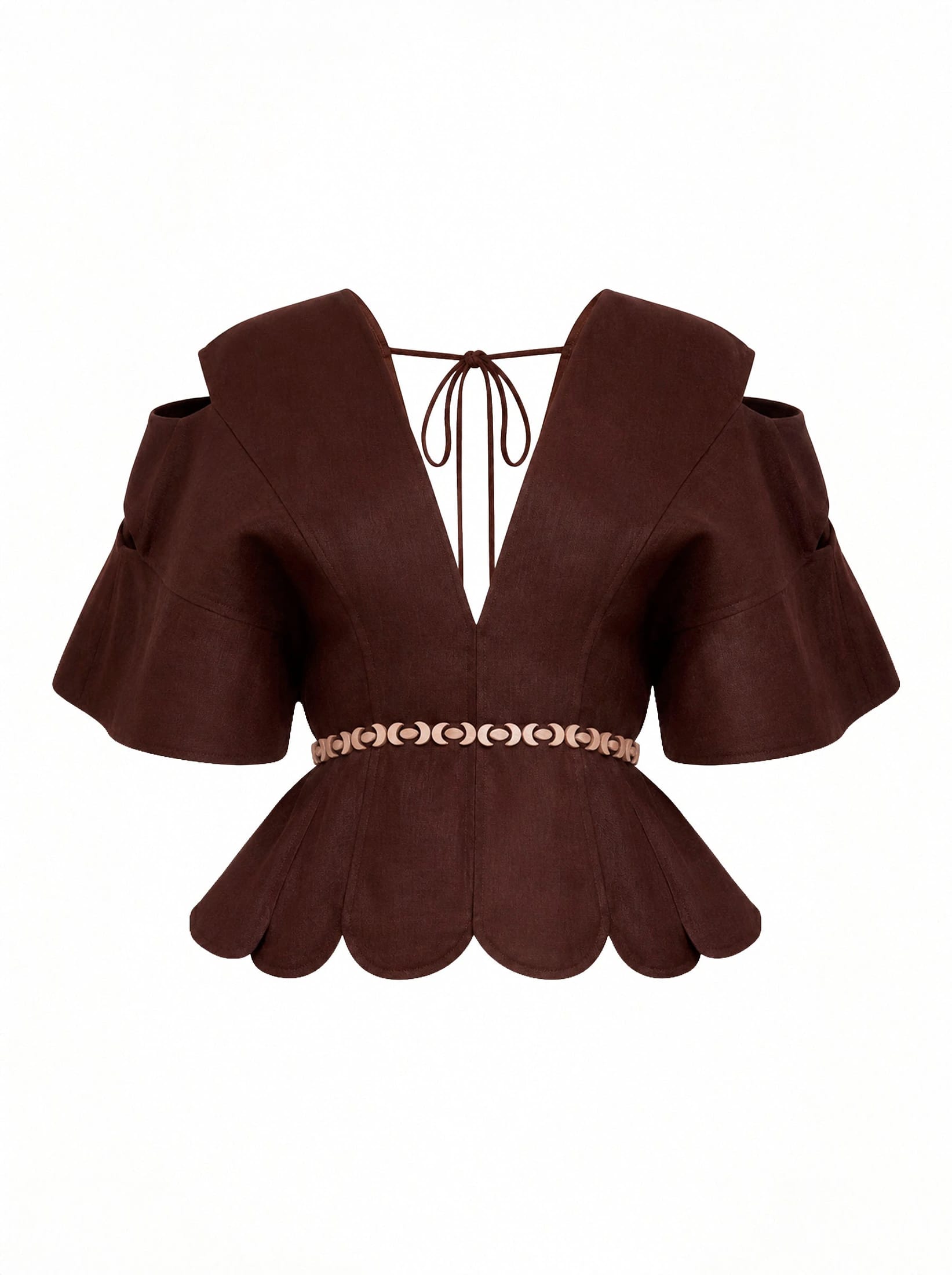 NAMIKA TOP UMBER BROWN - imagen 1