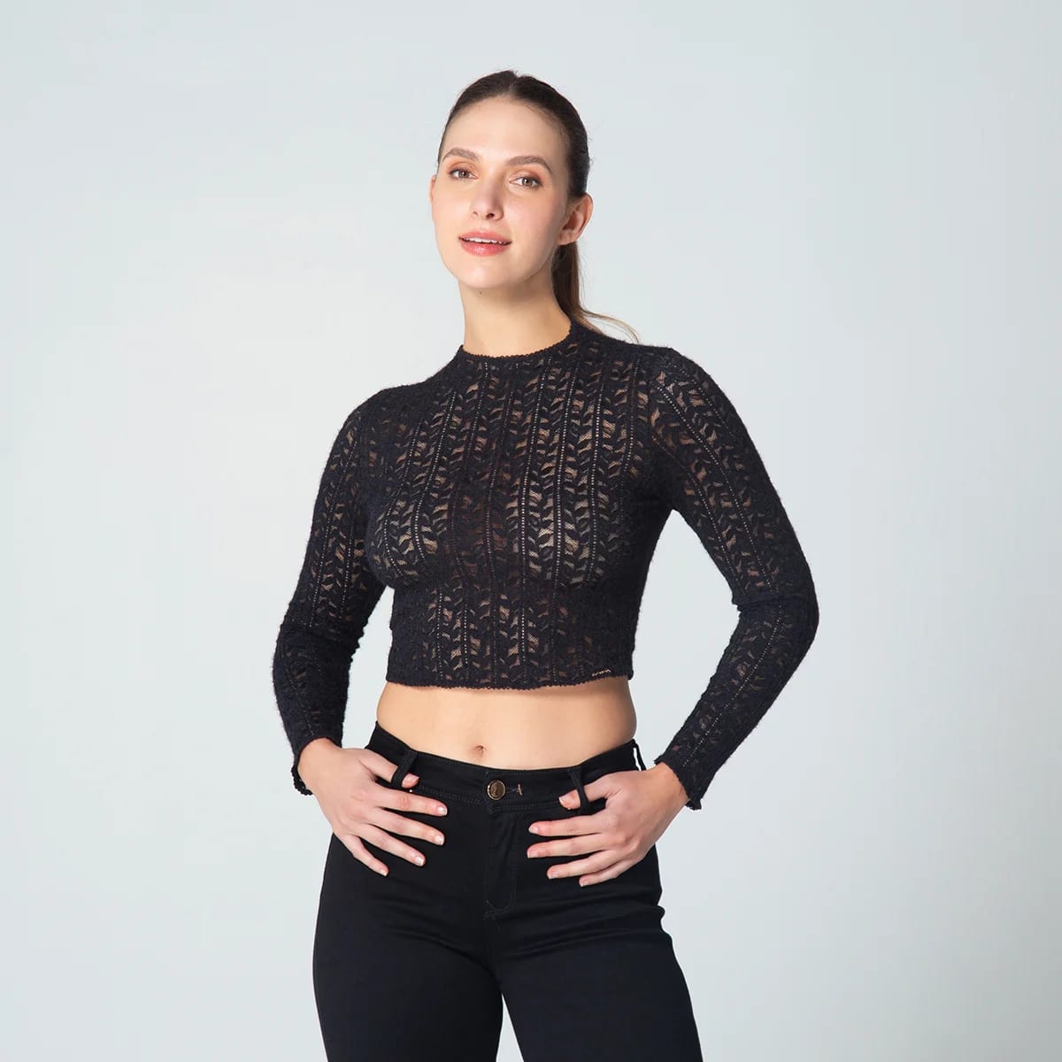 Blusa Crop Slim Lizt - imagen 1