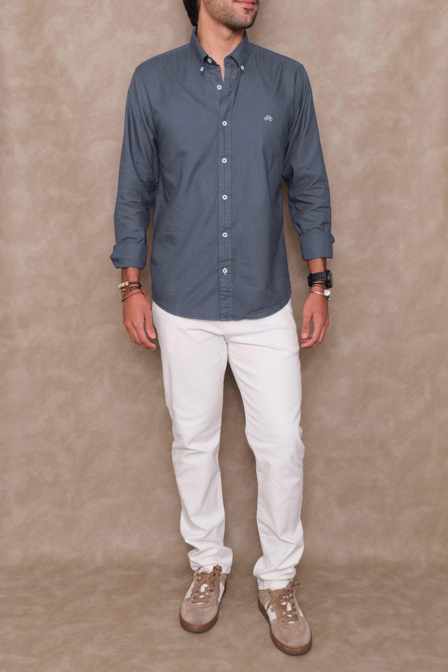 CAMISA OXFORD GRAFITO - imagen 1