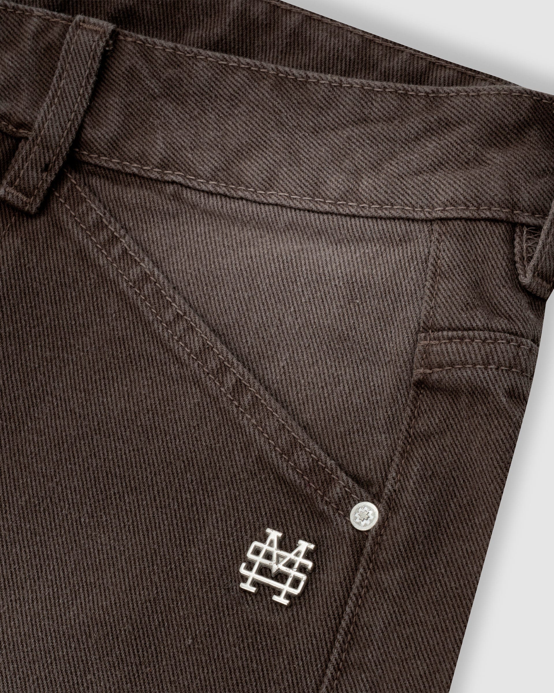 Pocket Straight Pants – Café Desgastado - imagen 8