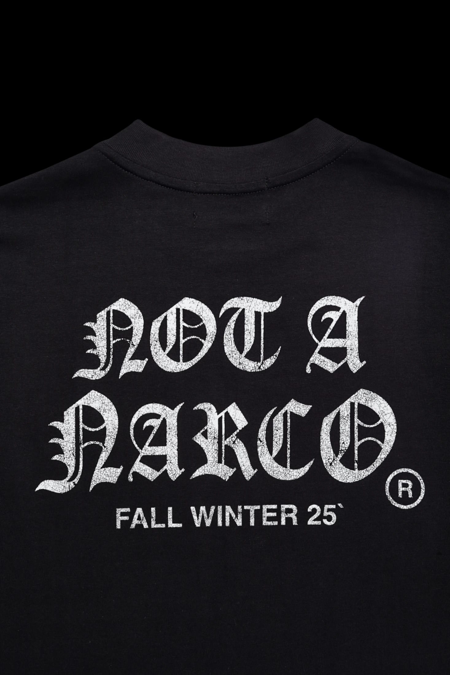 NOT A NARCO FW25 WHITE T-SHIRT - imagen 14