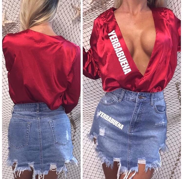 BODY SATIN ROJO IA - imagen 1