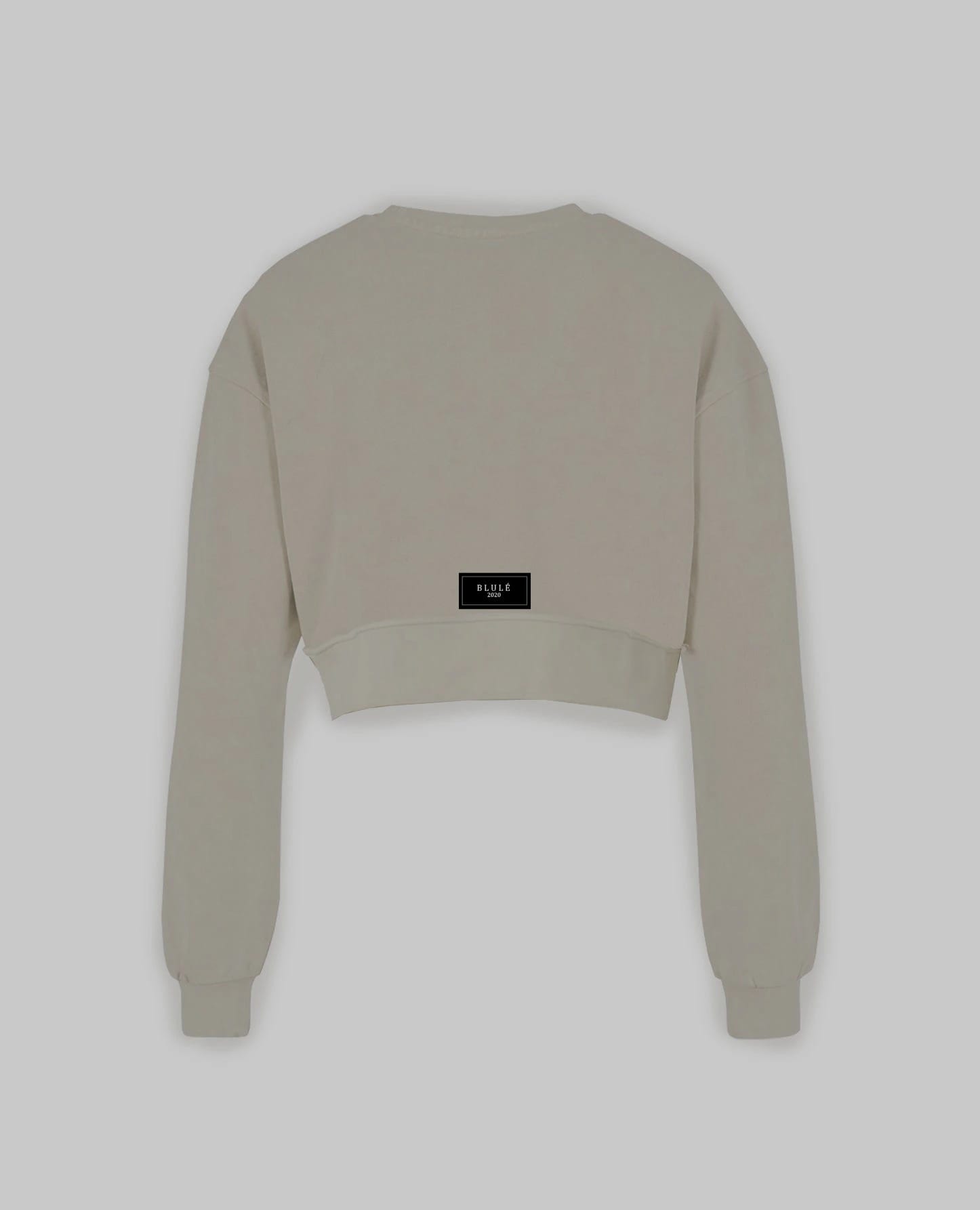 Back to the essence Crewneck Cropped Nude - imagen 2