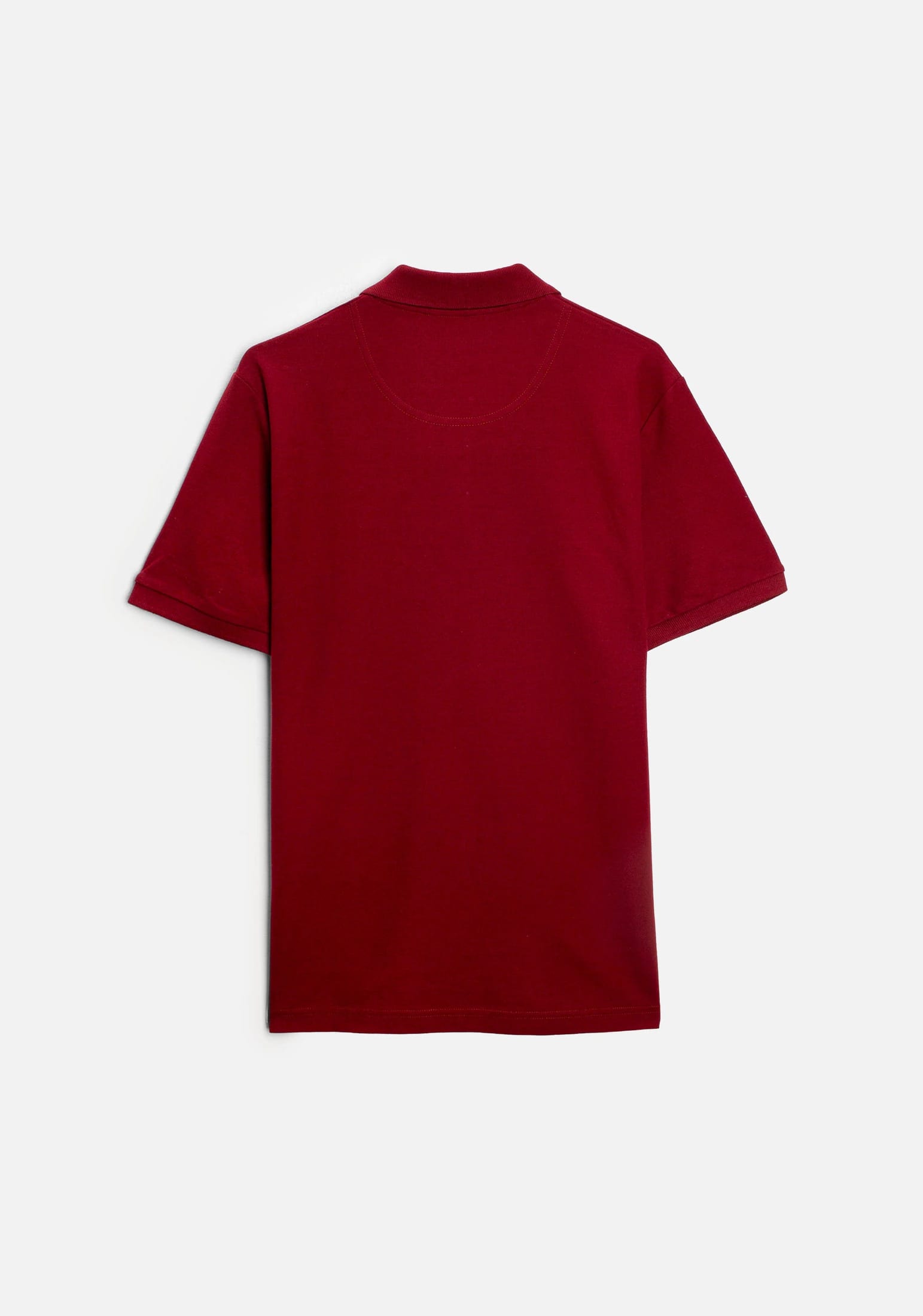 Camiseta Polo H Unicolor L-Azul Vino - imagen 3