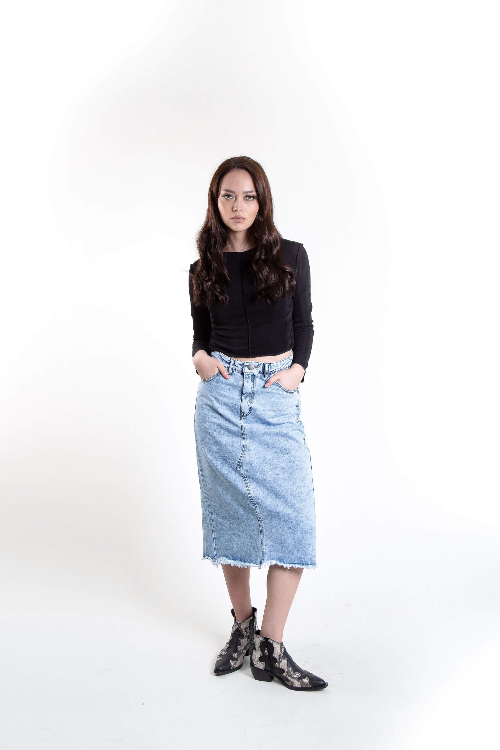 Falda Trendy Denim - imagen 3