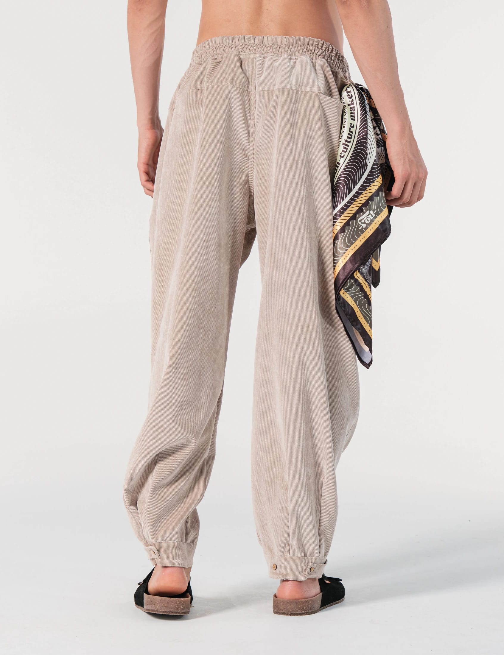 Pantalón Baggy Loose Fit Conexion Beige Hombre - imagen 4