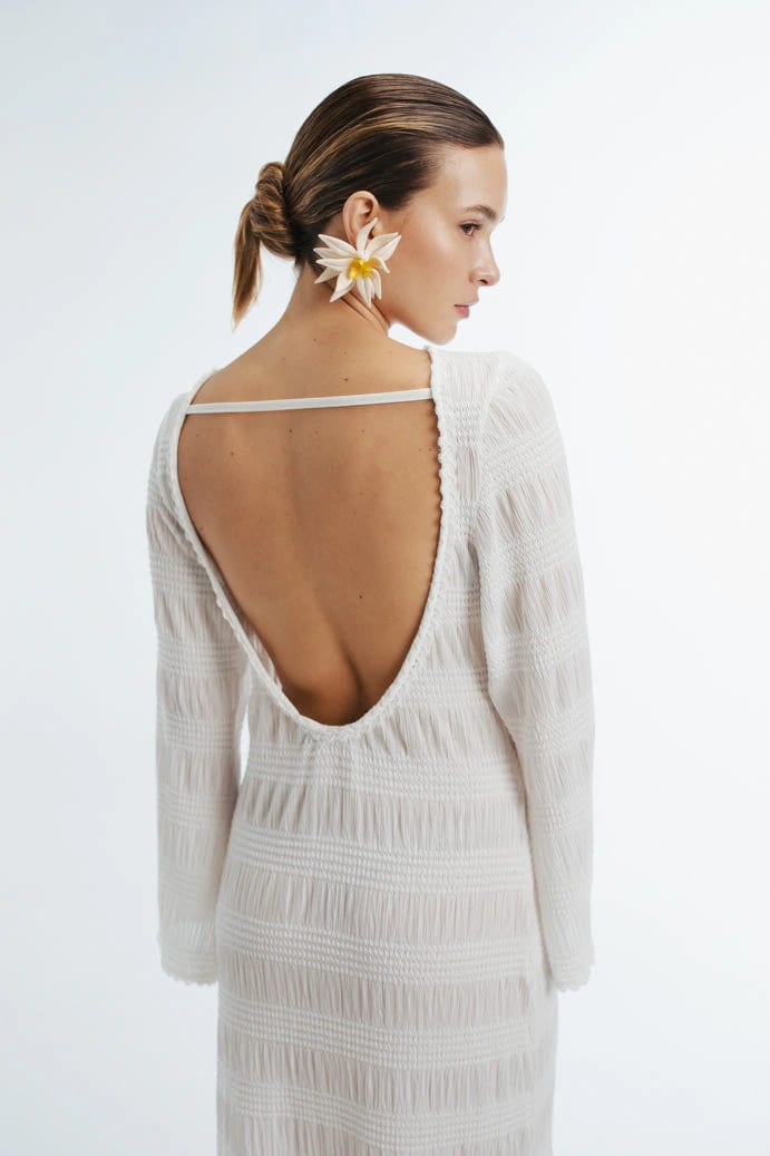 CABANA MAXI DRESS WHITE - imagen 2