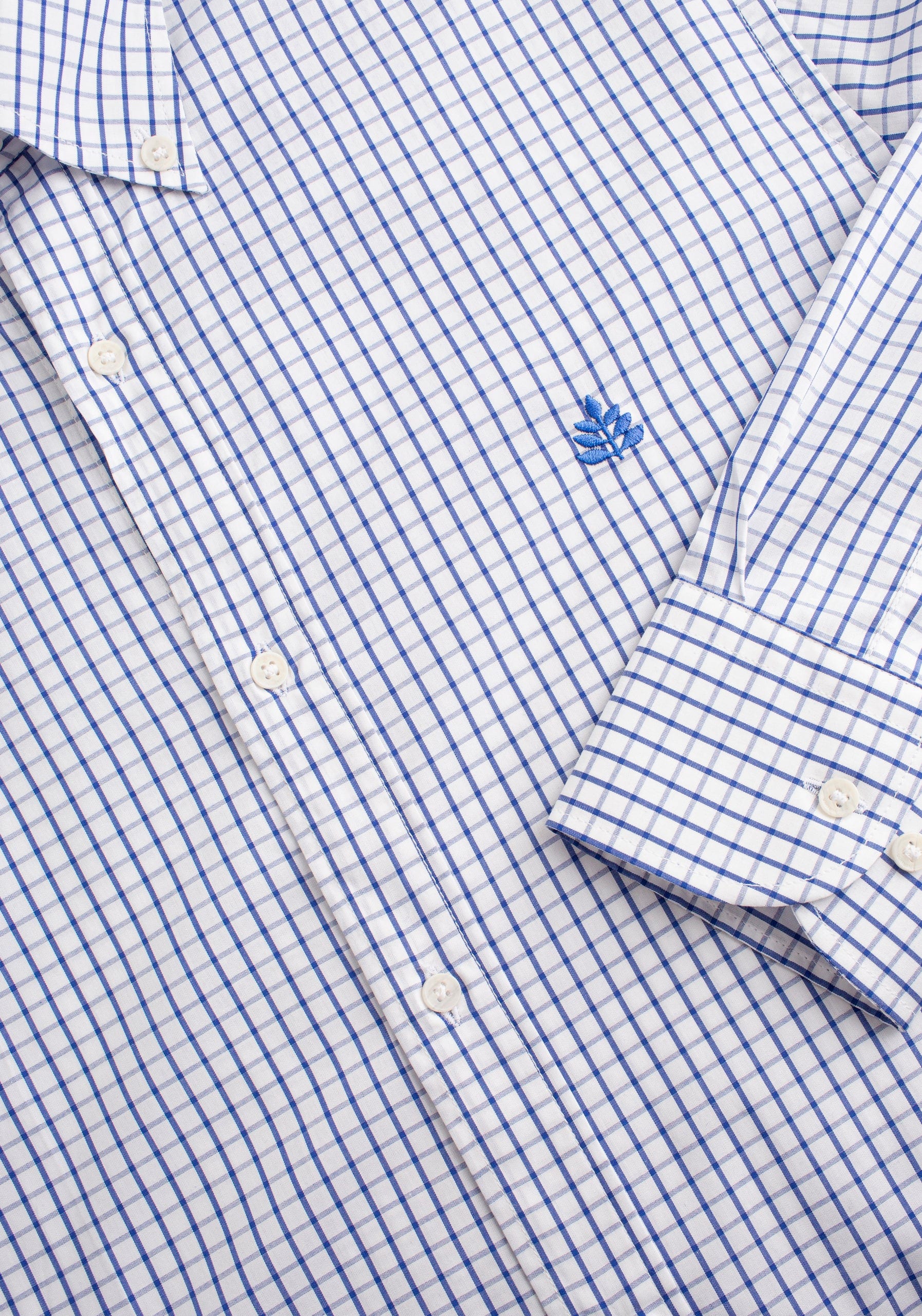 Camisa H CBD Cuadros Grd L-Azl Azul Osc - imagen 3