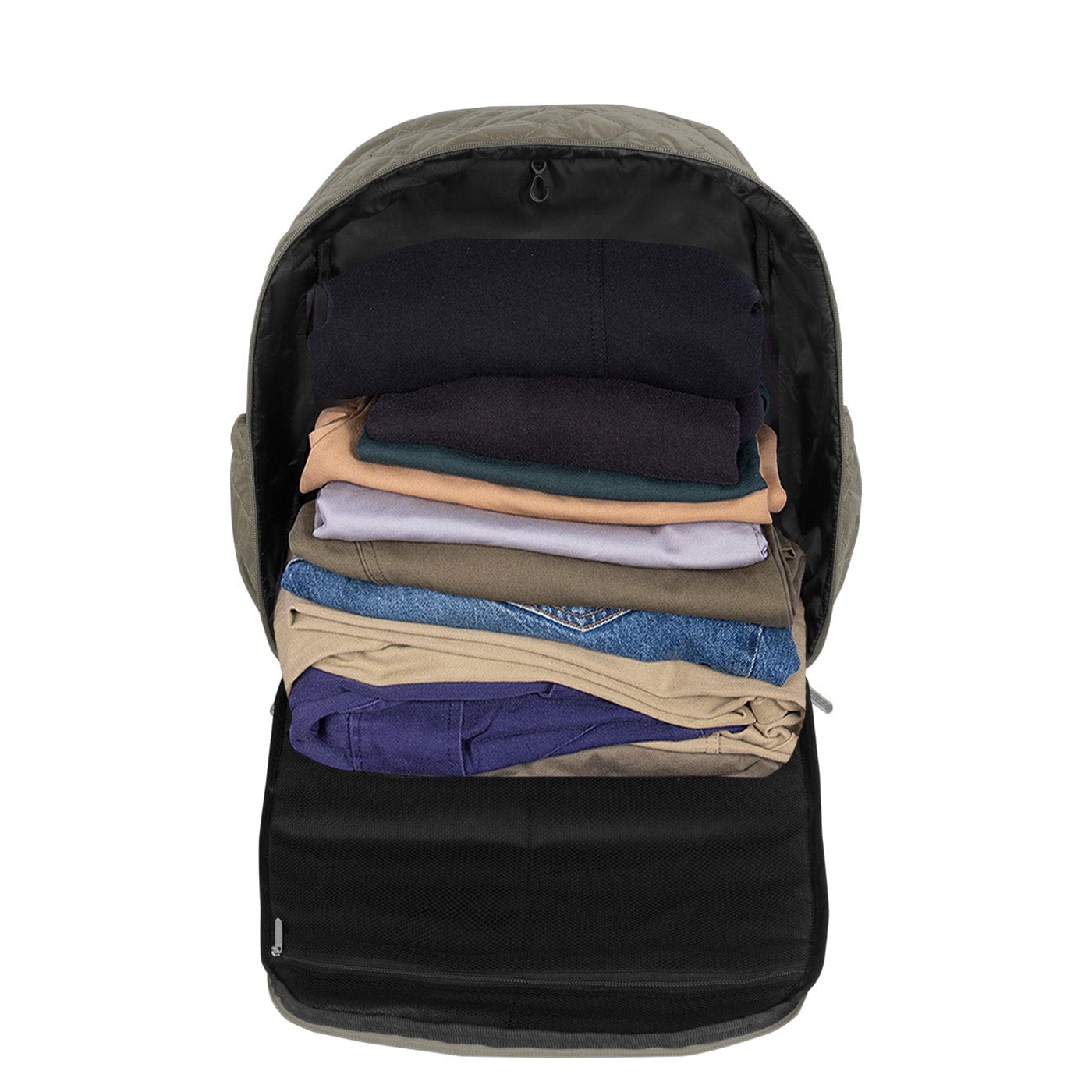 Morral Cabina Tapa Puffer Beige - imagen 5