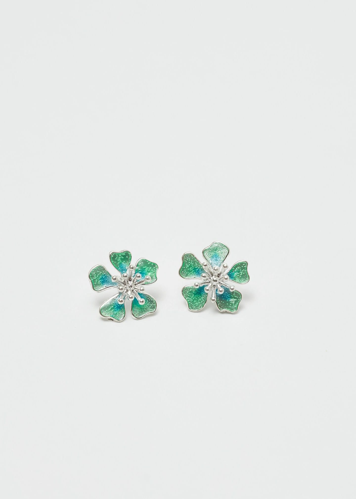 Aretes aurora mini verde - imagen 1