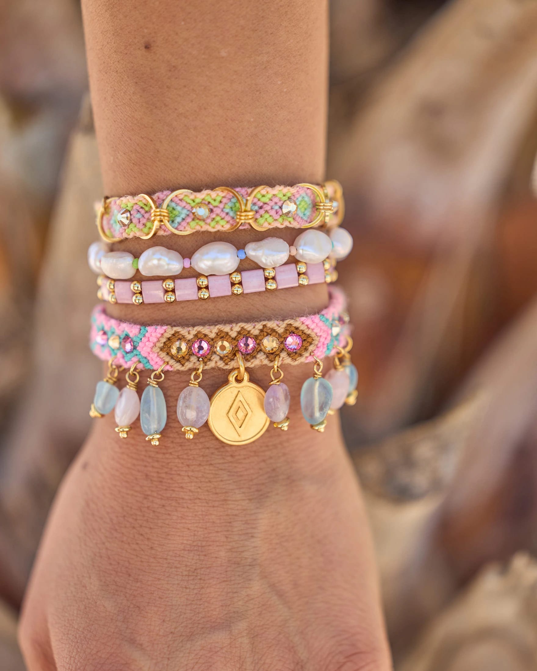 Free Spirit Bracelet with Rings - Limon - imagen 4