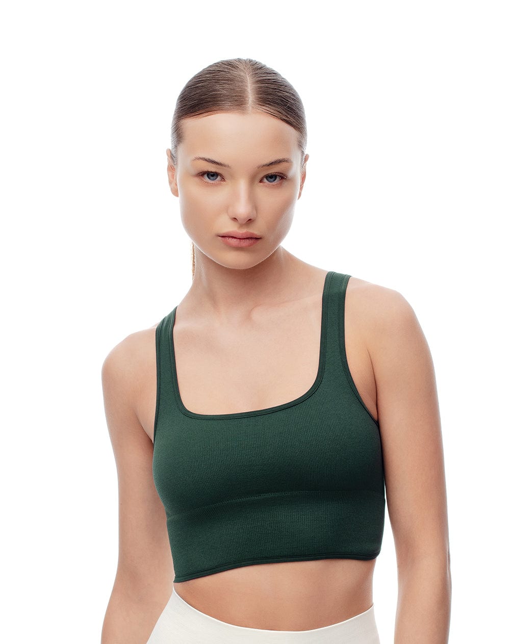 Top + legging deportivo verde mujer - imagen 5