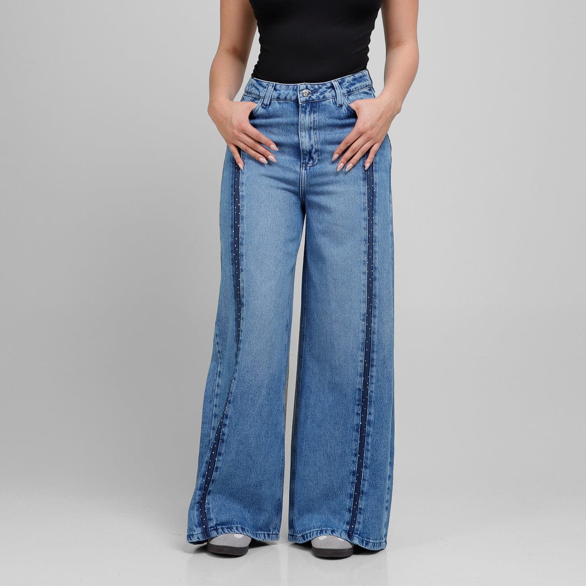 Jean Axspen Wide Leg Brillos Ax-2891 - imagen 1