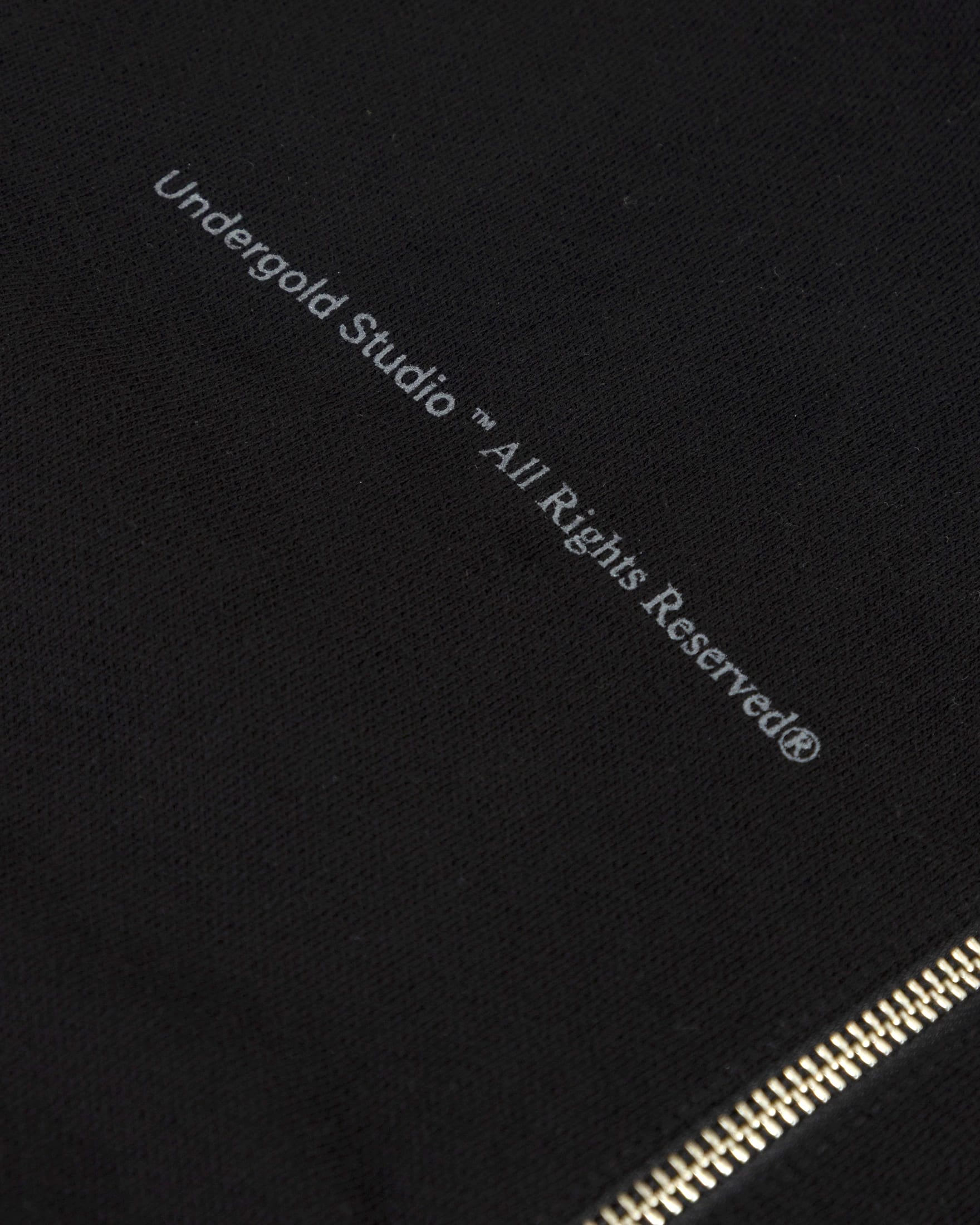 W Spring Unity Zip Up Slim Fit Crewneck Black - imagen 6