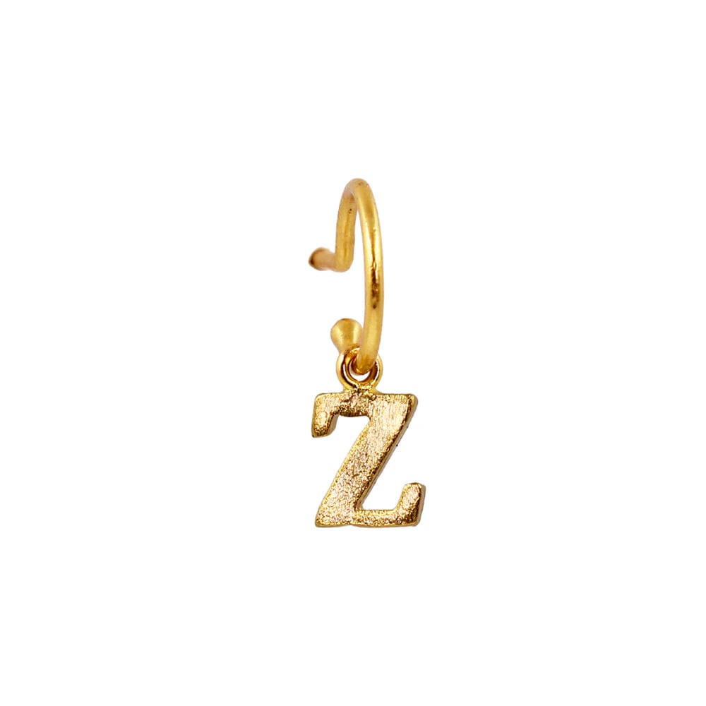 PreOrder Baby Hoops 9mm Letra Gold - imagen 23