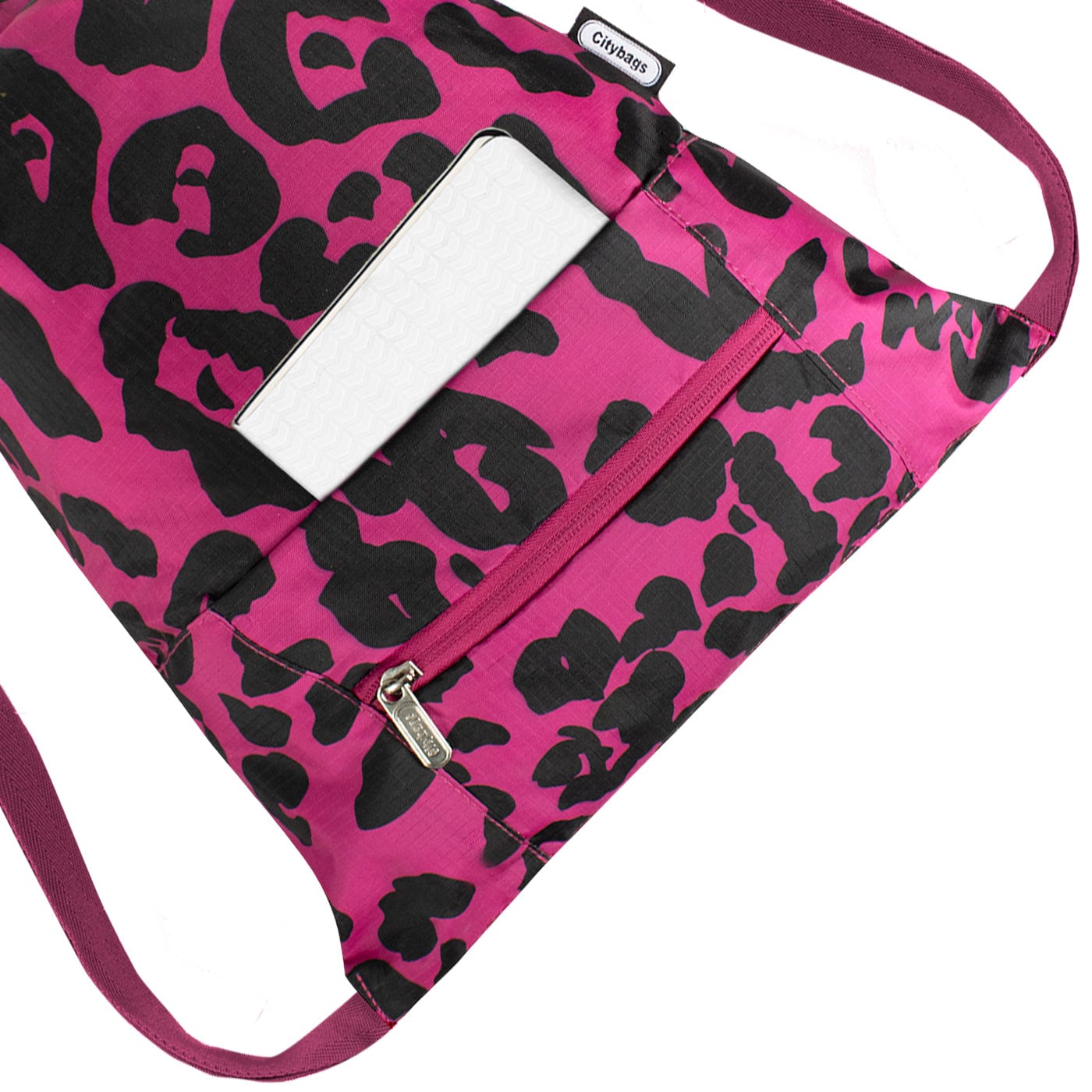 Tula Plegable ULTRA Estampado Viva Magenta Citybags Multicolor - imagen 4