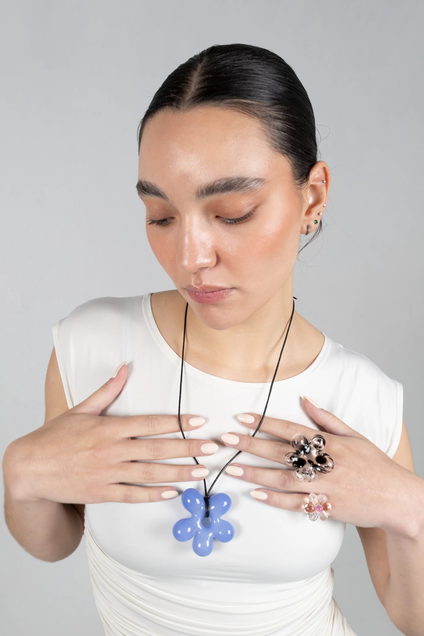 Flor mora azul charm - imagen 2