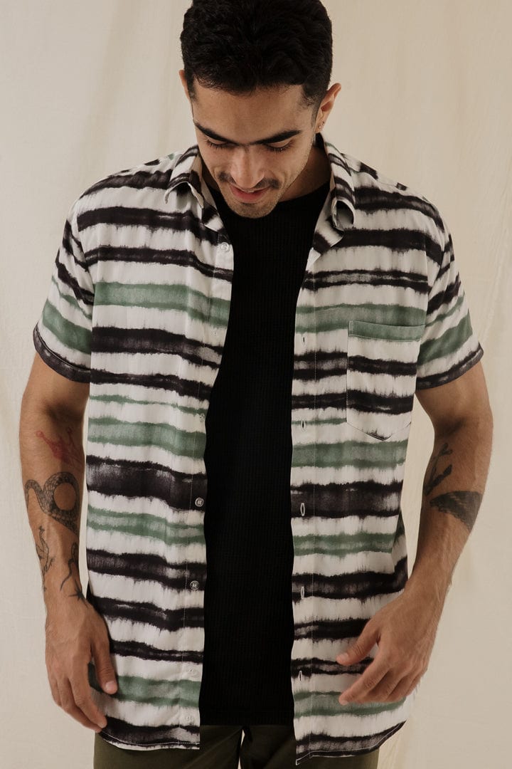 Camiseta texturizada negra - imagen 7
