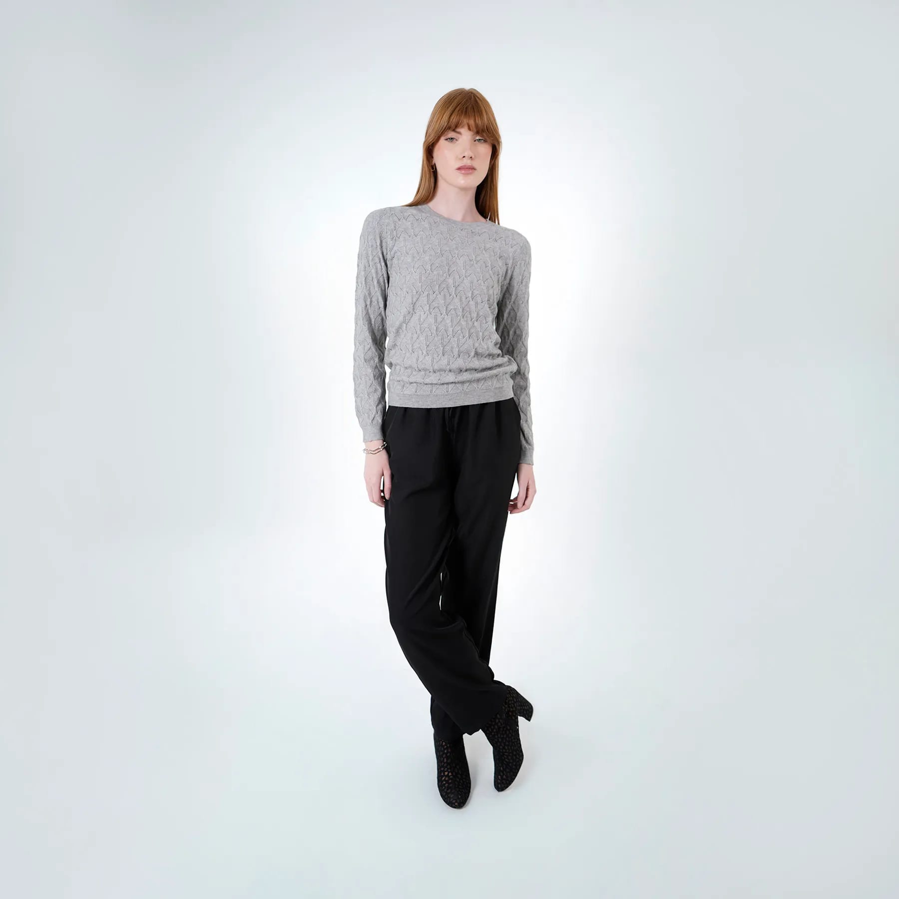 Sweater Cuello V Manga Larga - imagen 7
