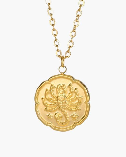 Zodiac Sign Necklace - Gold - imagen 6