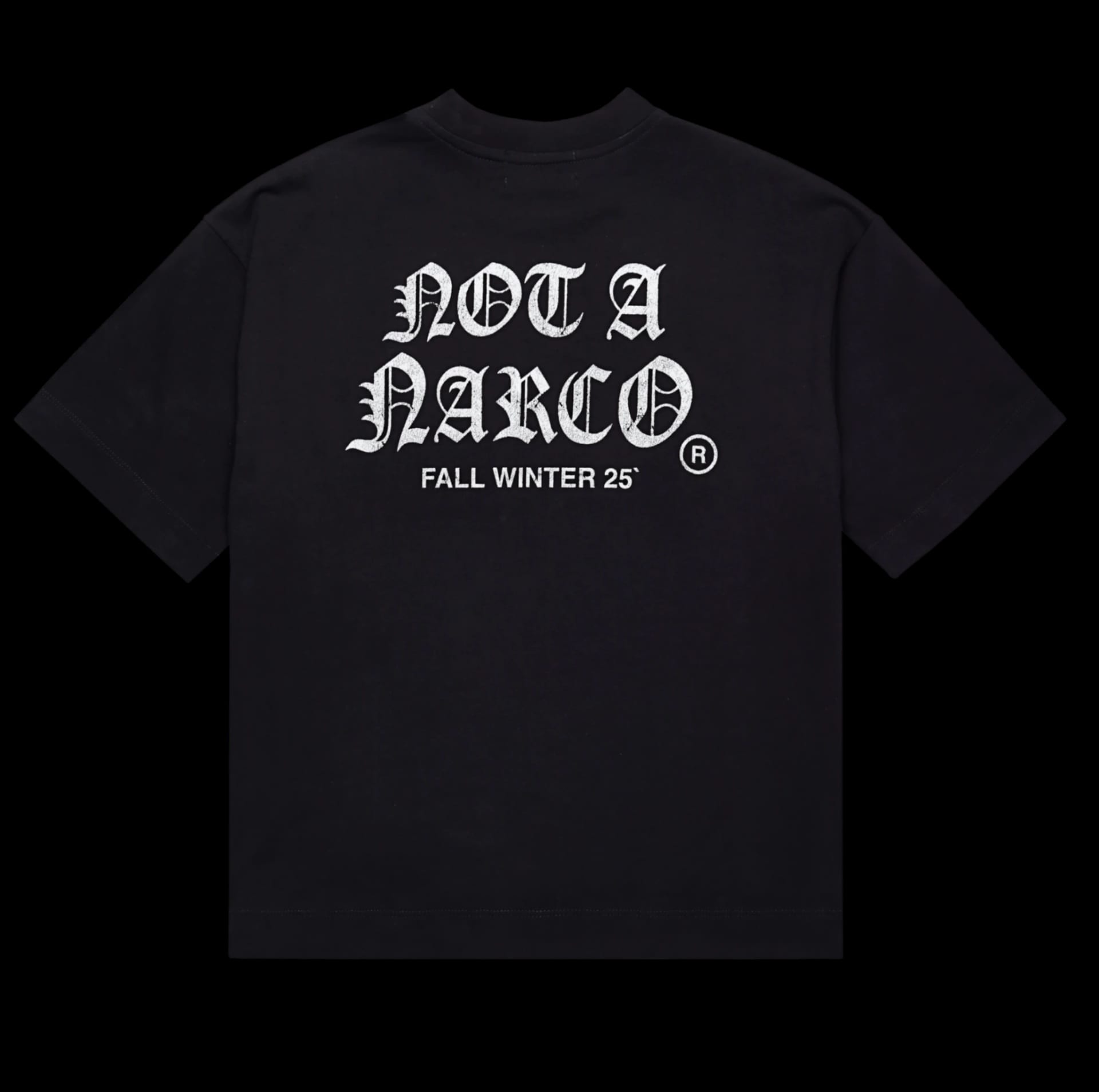 NOT A NARCO FW25 WHITE T-SHIRT - imagen 13