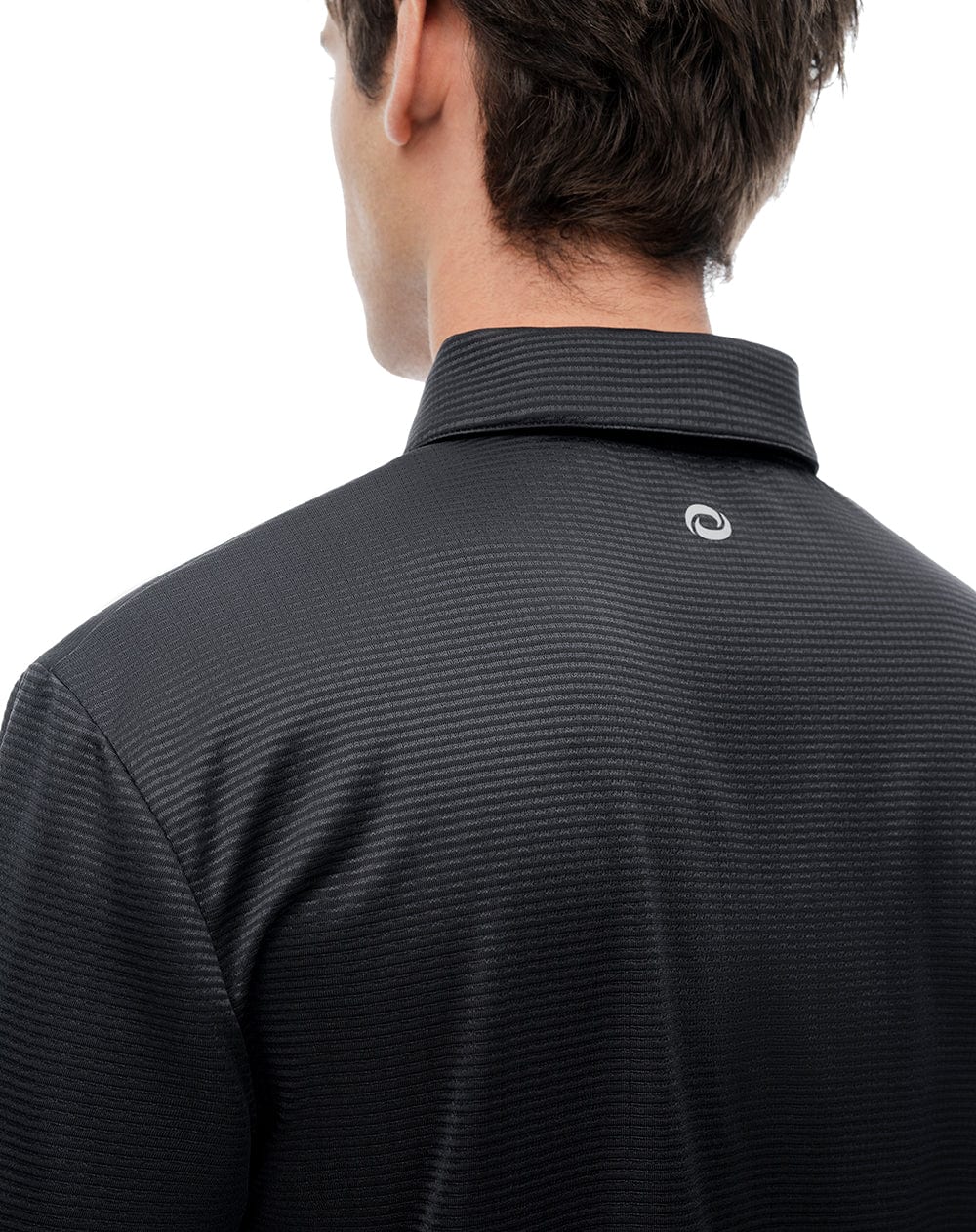 Polo deportiva secado rápido negro hombre - imagen 4