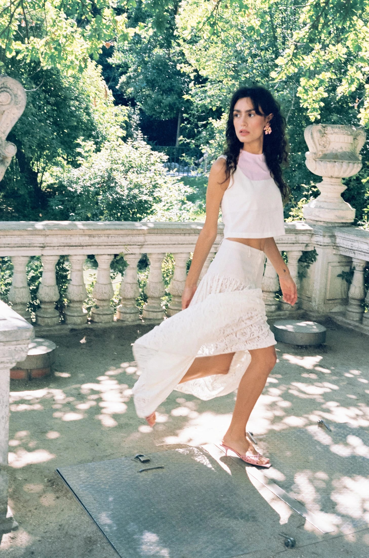 SAND LACE SKIRT - imagen 6
