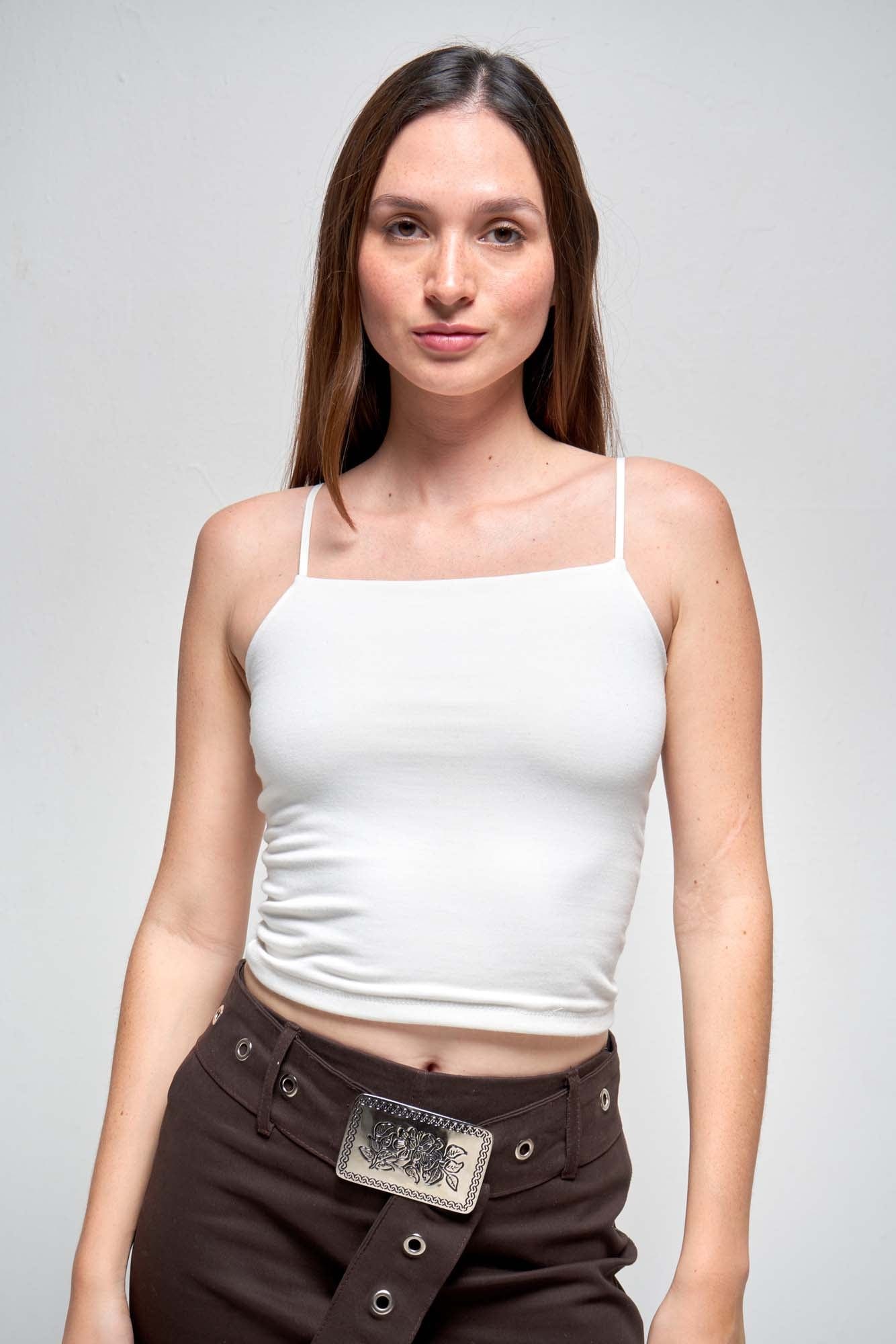 NEOMI WHITE BASIC TOP - imagen 4