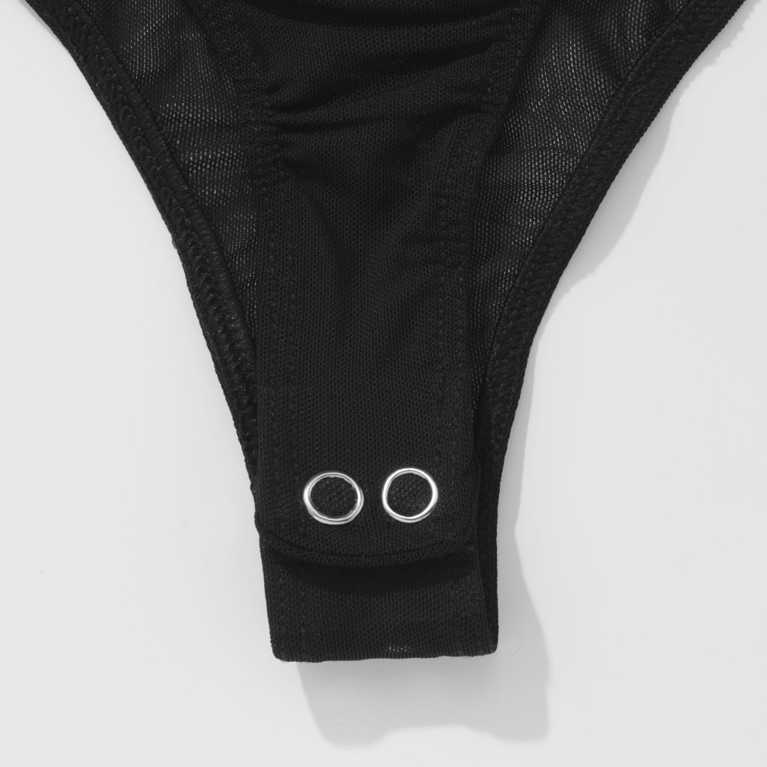 Bandeau Mesh Bodysuit - Black - imagen 5