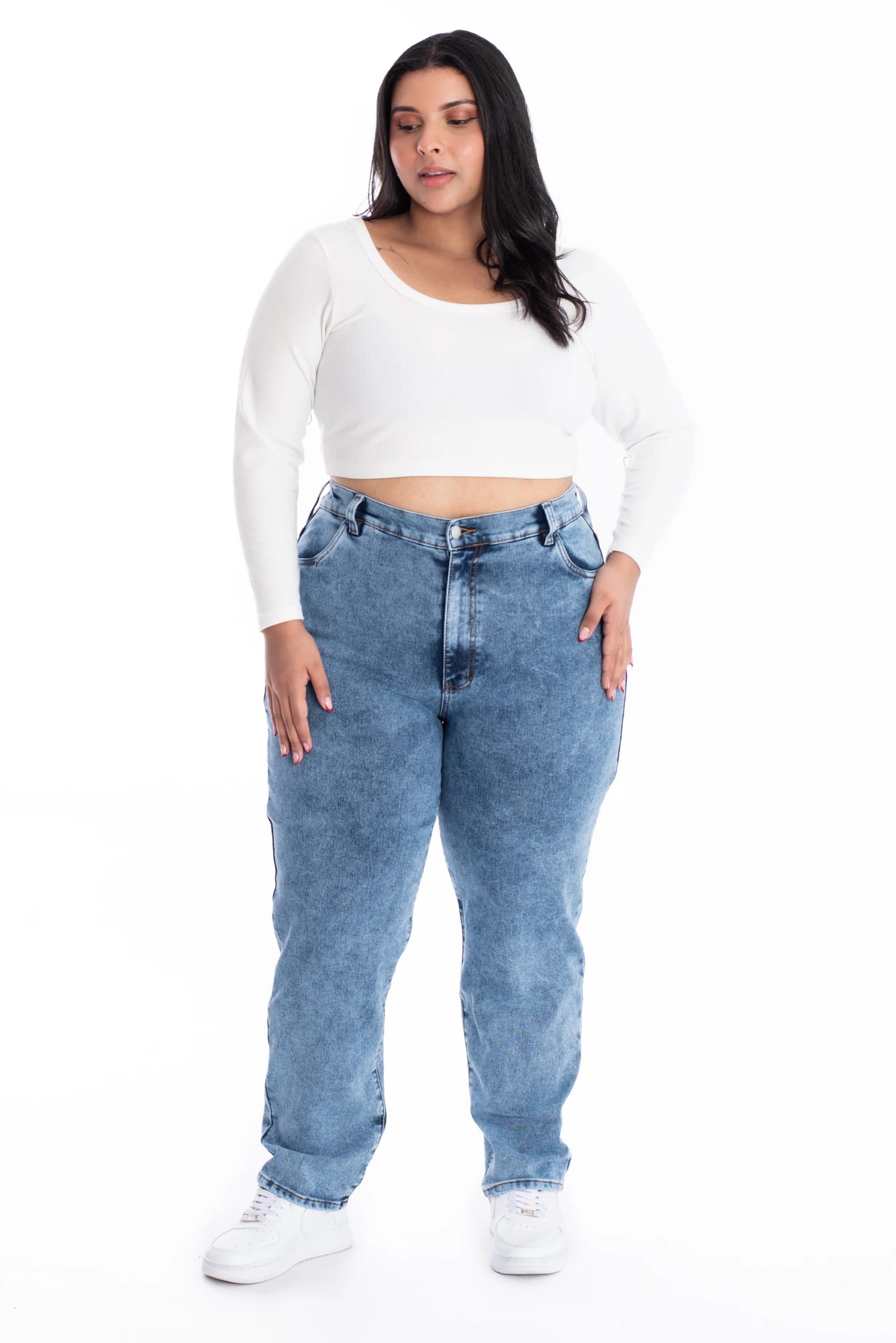 Jean Mom Azul Medio 401 - imagen 8