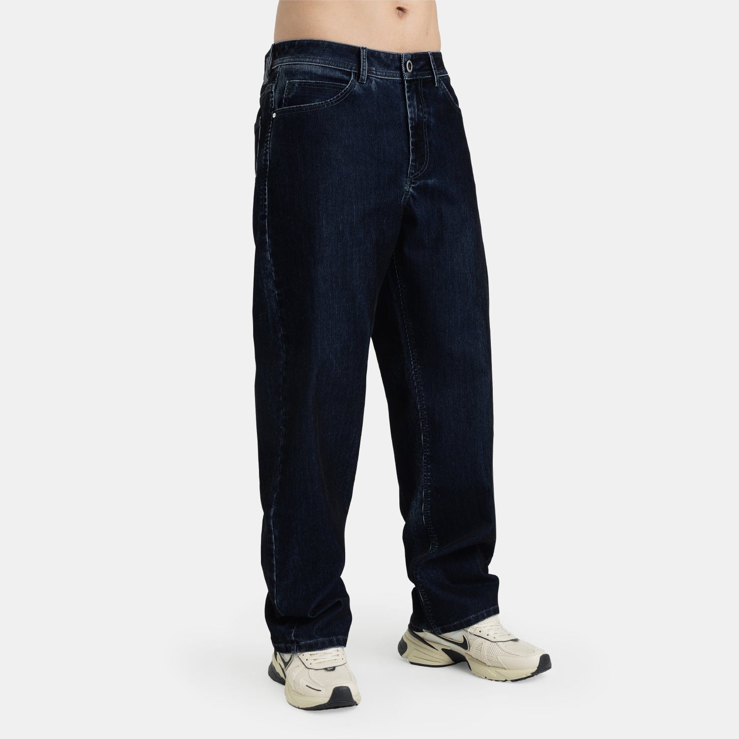 Corduroy Touch Denim Relaxed Fit Azul Oscuro - imagen 5