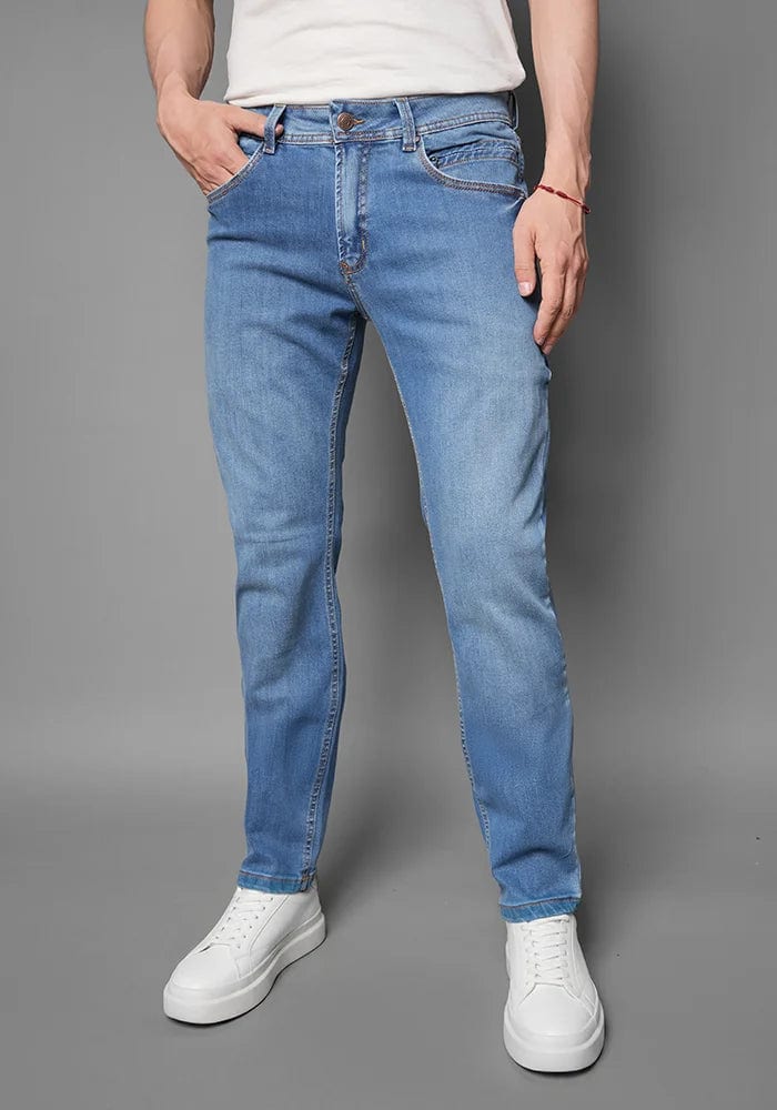 Jean para Hombre en Tono Azul Medio - imagen 1