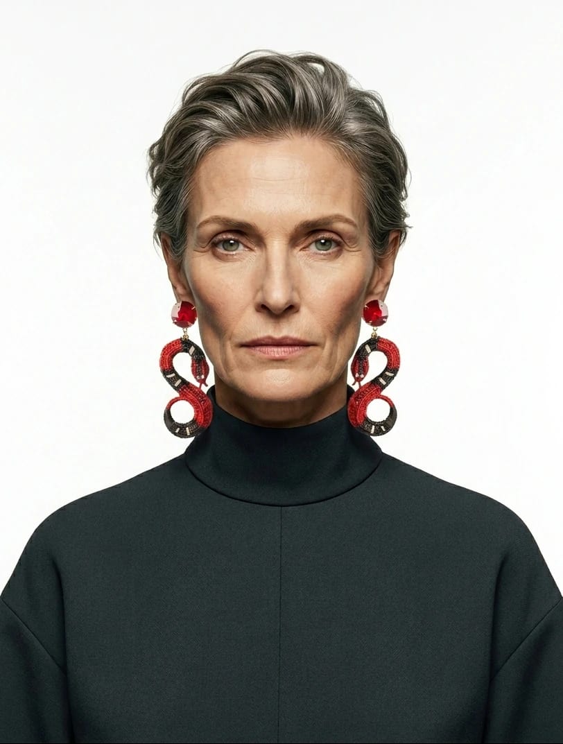 CORAL EARRINGS - imagen 4