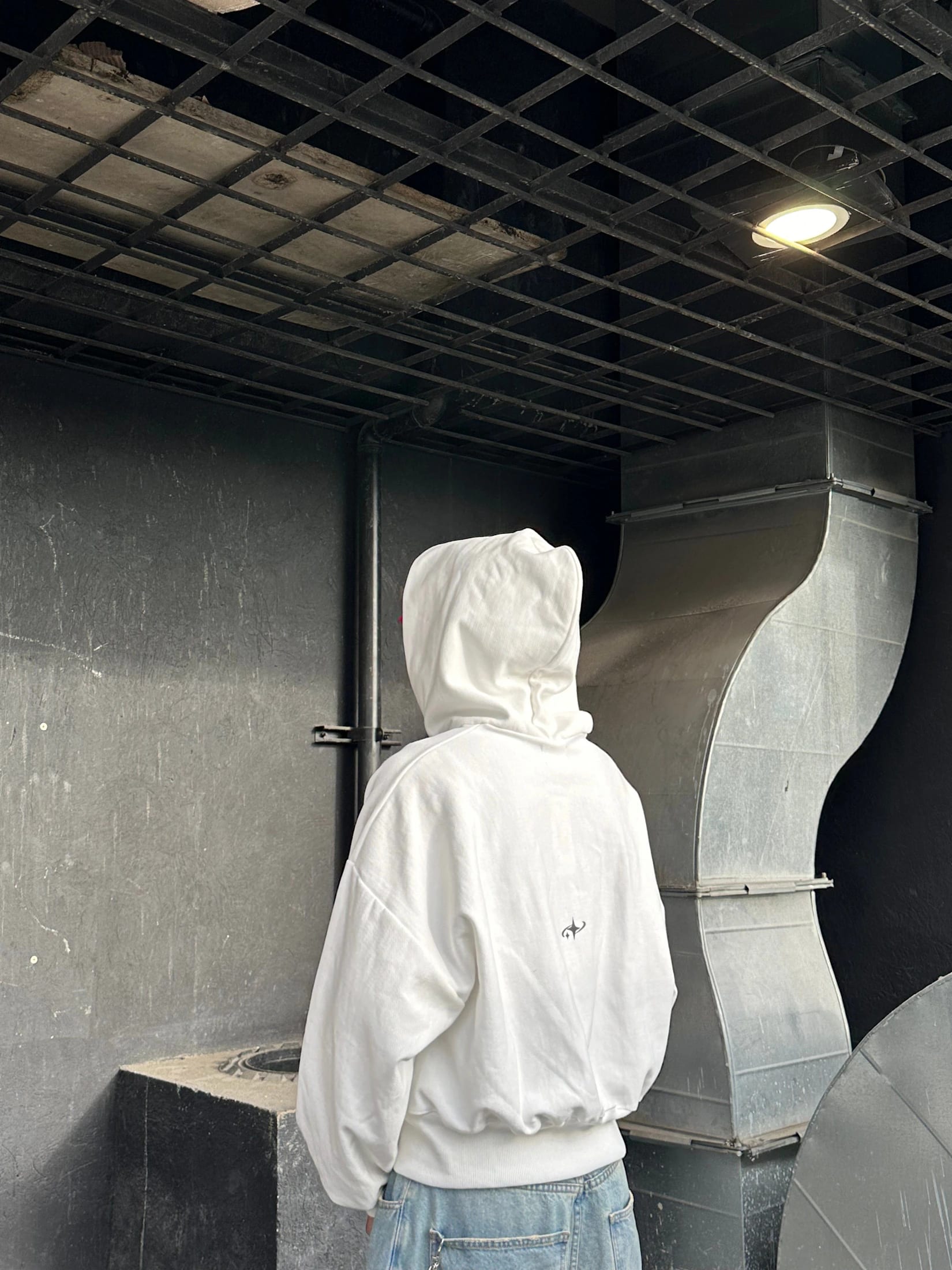 Double Zip Ivory V1 Boxy Fit - imagen 7