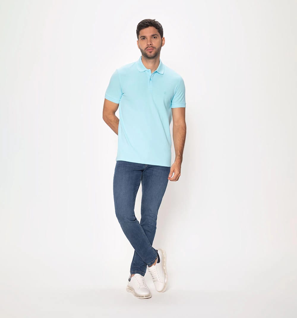 Polo básica slim fit - imagen 30