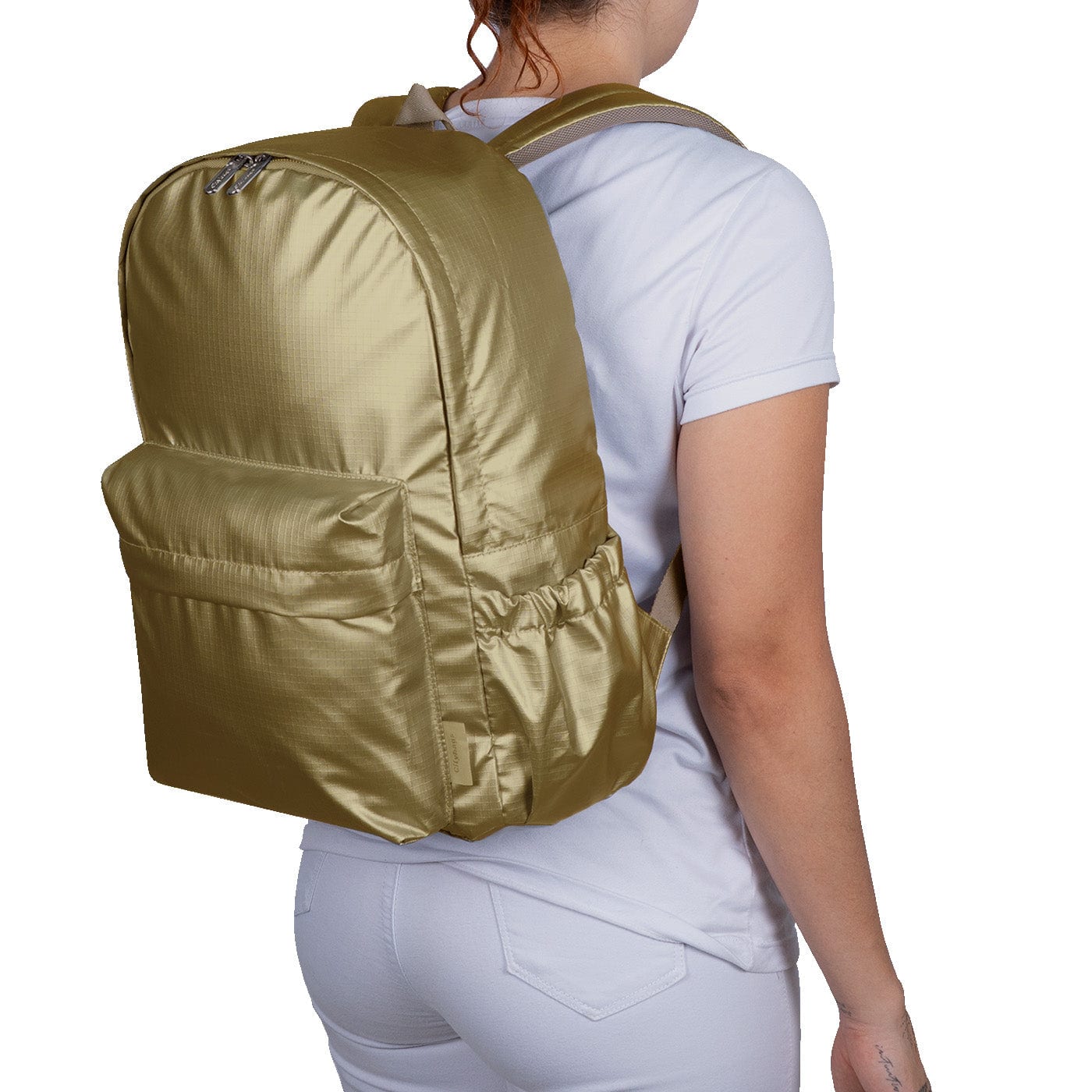 Morral Urbano Citybags Ultra Brillante Gold - imagen 3