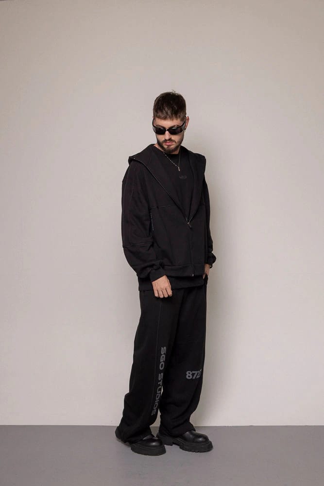 Hoodie 87/27 Sgo-Negro - imagen 5