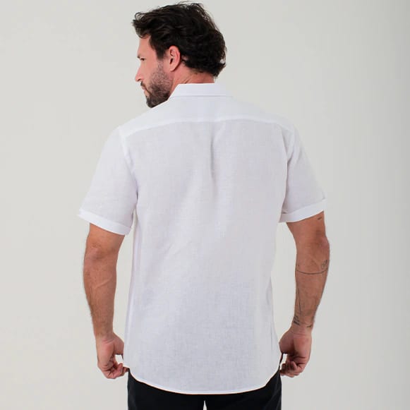 CAMISA MC 100% LINO HOMBRE - imagen 8