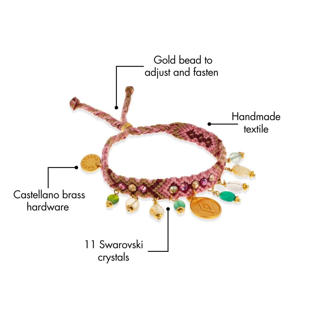 Kalepsu Wayuu Bracelet | Pink Aura - imagen 3