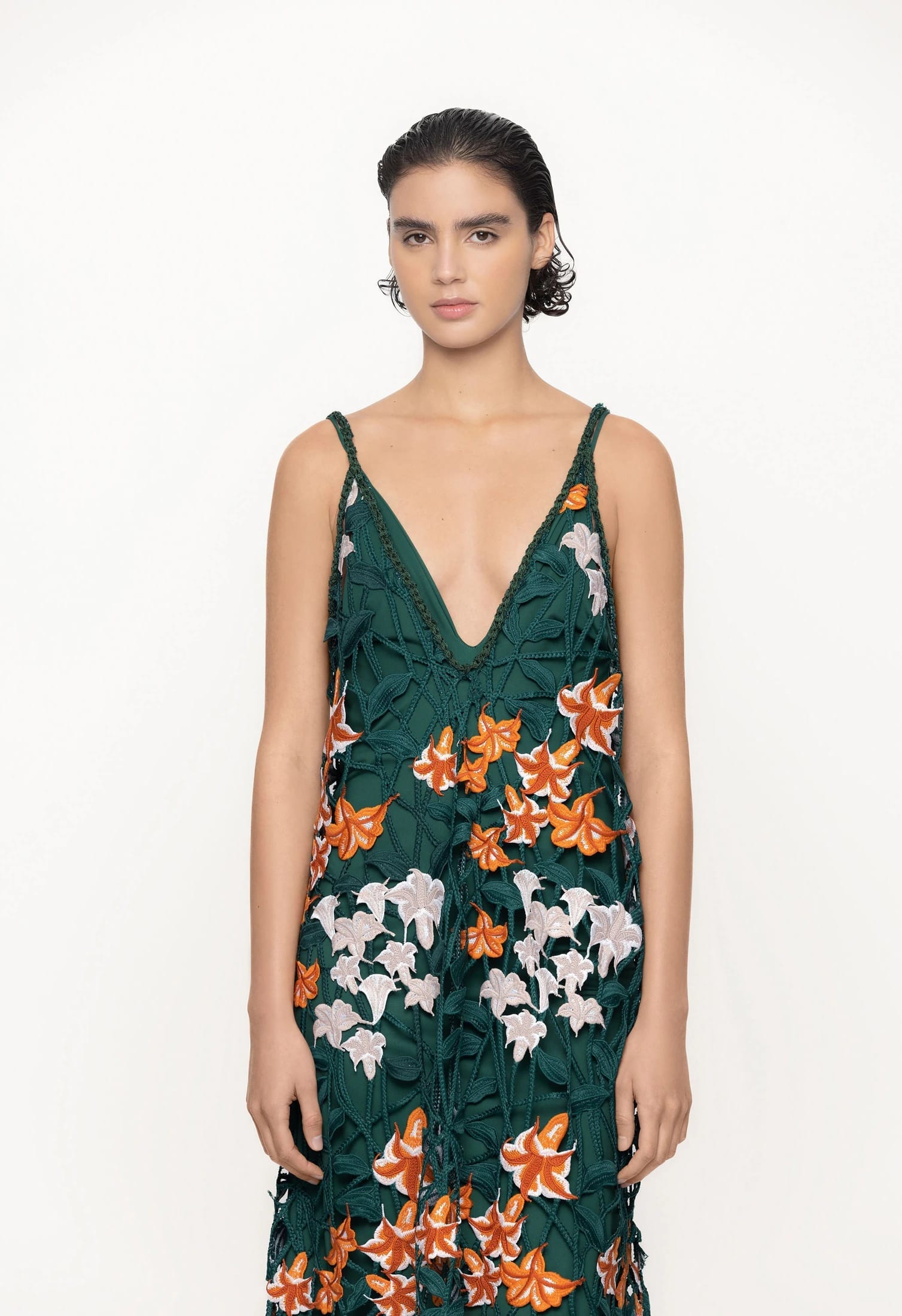 Hierbaluisa Sabanero Nocturno Crochet Maxi Dress - imagen 3