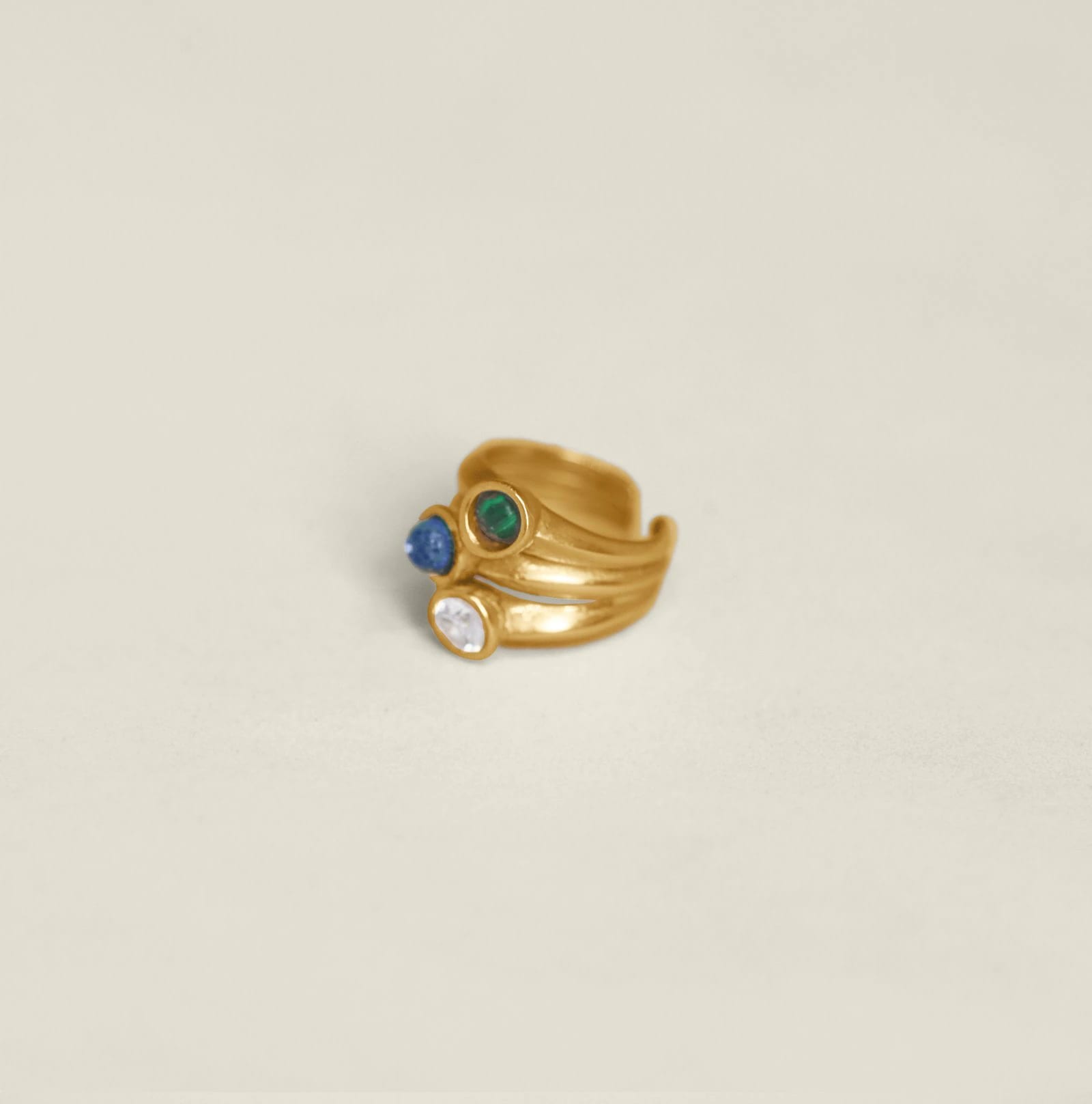 Anya Ear Cuff Ring Gold - imagen 2