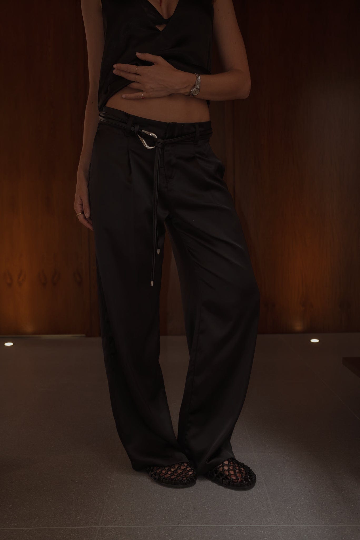 NOT SO MODEST TROUSER - BLACK - imagen 3