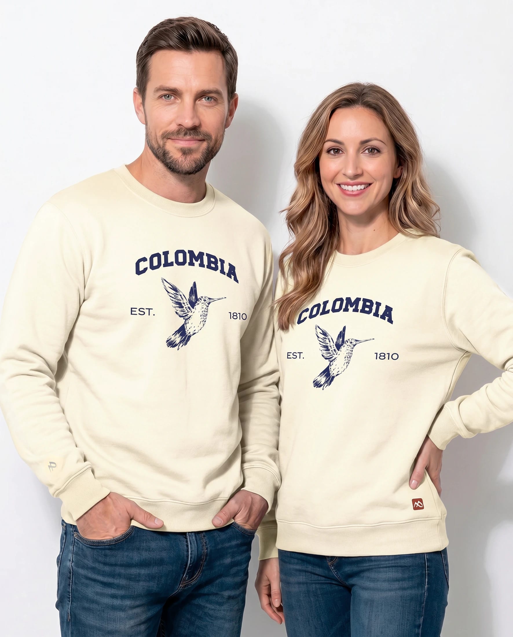 Buzo Unisex Colibrí Marfil - imagen 1