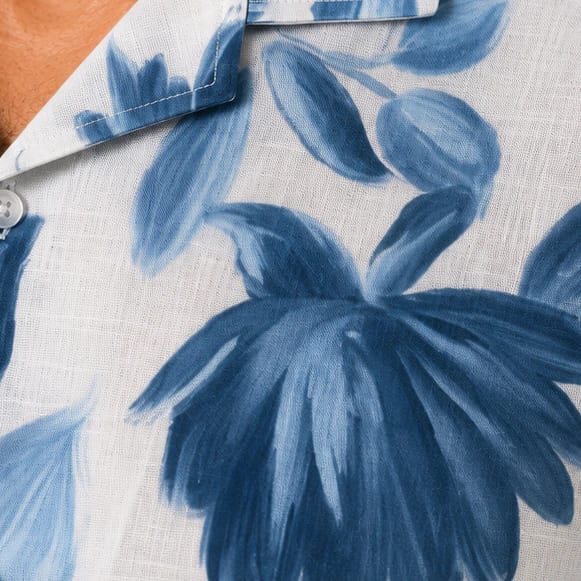 CAMISA MC 100% ALGODON ESTAMPADA CUELLO - imagen 3